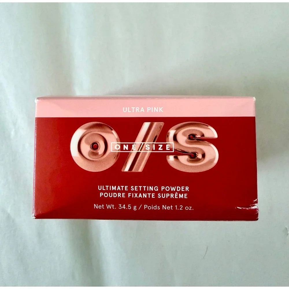 One/Size Ultimate Blurring Setting Powder Ultra Pink Full Size 34.5g/1.2 oz. NEW
